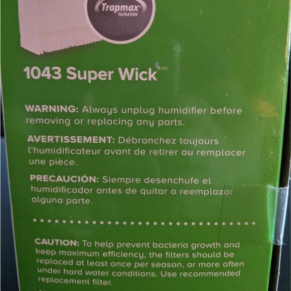 AIRCARE 1043 Super Wick NEW Evaporative Humidifier - Picture 7 of 9